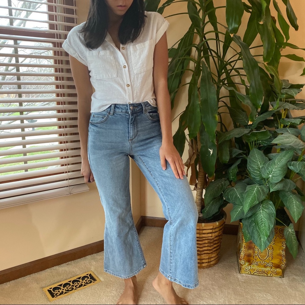 Trendy Highwaisted Flare Jeans